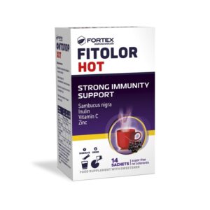 FITOLOR KARŠTAS GĖRIMAS SU SALDIKLIU IR ŽOLELIŲ EKSTRAKTAIS, ŠEIVAMEDŽIO SKONIO 14 PAKELIŲ