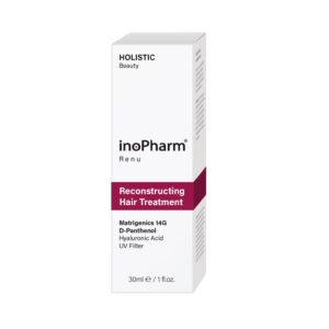 INOPHARM Renu Atstatomasis serumas su termine apsauga pažeistiems plaukams, 30 ml