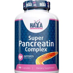 Haya Labs Super Pancreatin Complex (Pankreatino virškinimo fermentai) 100 kaps.