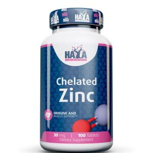 Haya Labs Zinc (cinko bisglicinatas) 100 tabl.
