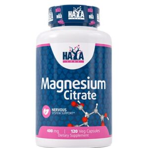 Haya Labs Magnesium 120 kaps. (Magnio citratas)