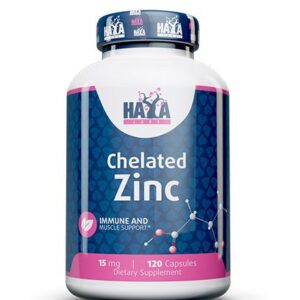 Haya Labs Zinc (cinko aspartatas) 120 kaps.