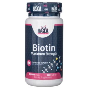 Haya Labs Biotin (biotinas) 100 tabl.