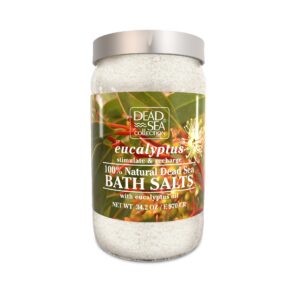 DEAD SEA COLLECTION Negyvosios jūros vonios druska su eukaliptų aliejumi, 970 g