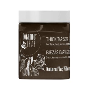 BOTANIC LEAF Tirštas deguto muilas veidui, kūnui ir plaukams, 500 ml