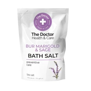 THE DOCTOR HEALTH & CARE Vonios druska su lakišiaus ir šalavijo ekstraktais, 500 g