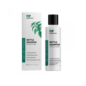 ELFA PHARM Trichologinis šampūnas riebiems plaukams su dilgėle, 200 ml