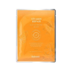 ESHUMI Vitamin Repair Glutathione lakštinė veido kaukė su vitaminu C ir glutationu, 23 ml